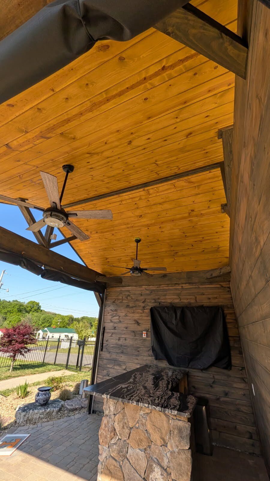 Gazebo Cabot Stain in the Tri-Cities by Rock's Painting (After)