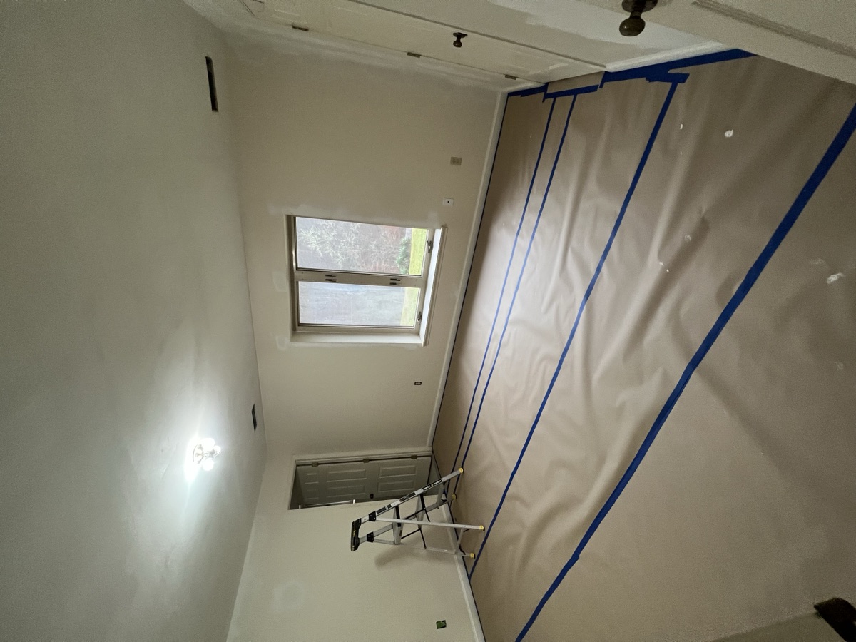 Ceiling Texture Removal project example