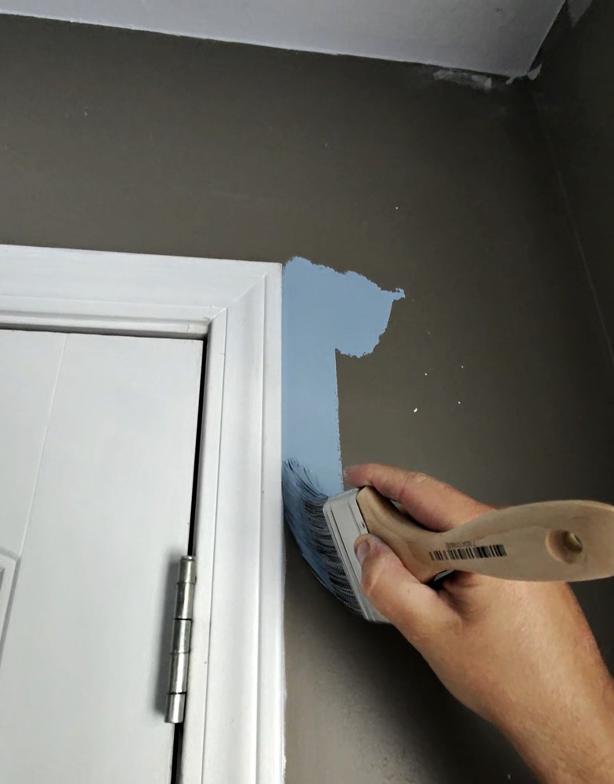 Emerald Symmetry Cutting In Door Frame by Rock's Painting