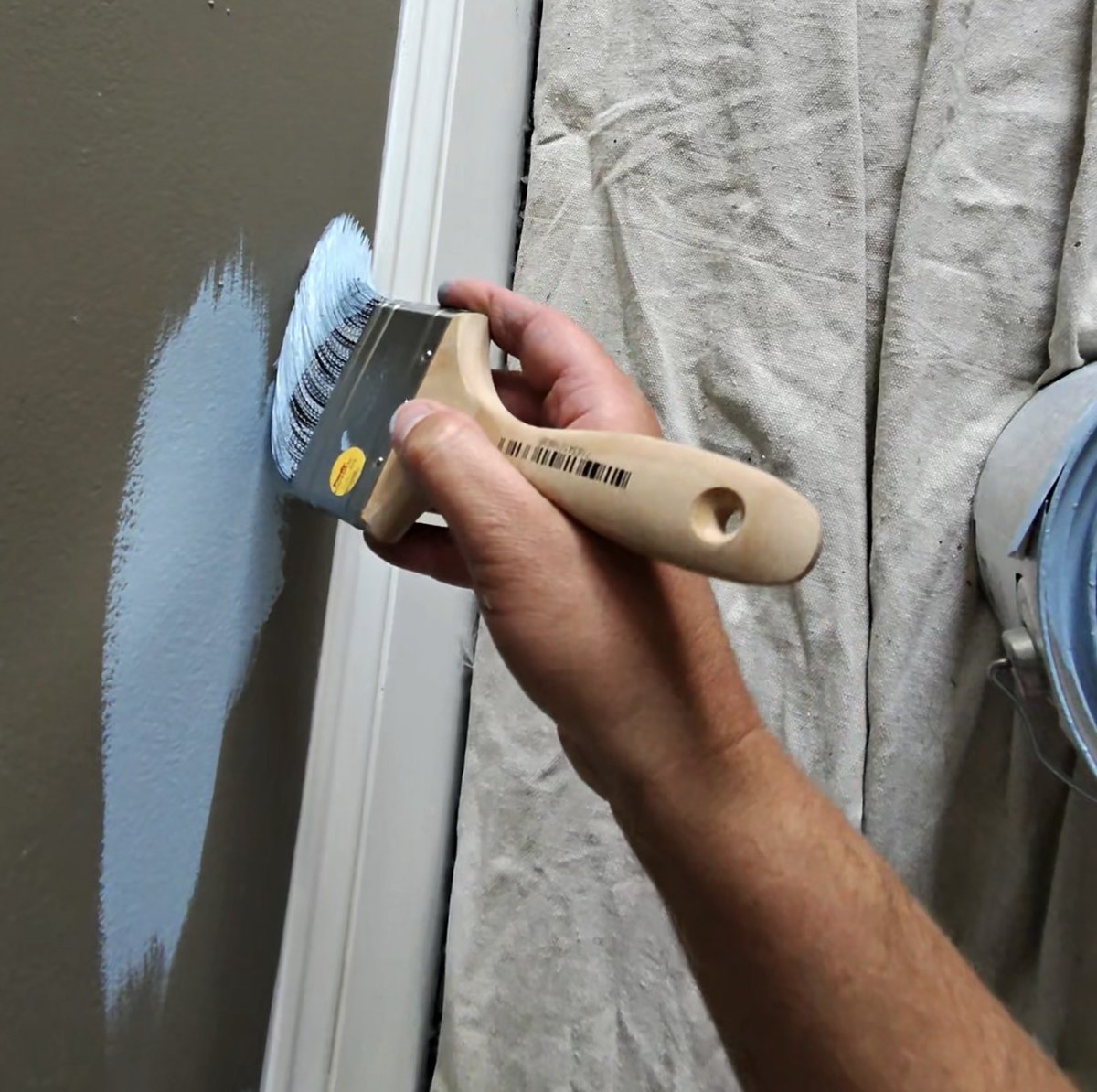 Emerald Symmetry Cutting In Purdy Spirex Brush by Rock's Painting