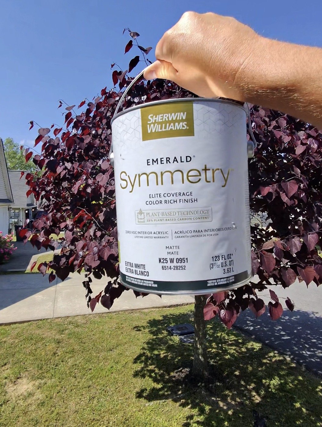 Emerald Symmetry Paint Can by Rock's Painting